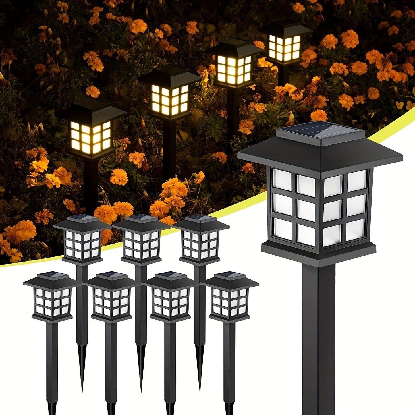 Solar Garden LED Lights Outdoor Waterproof Landscape