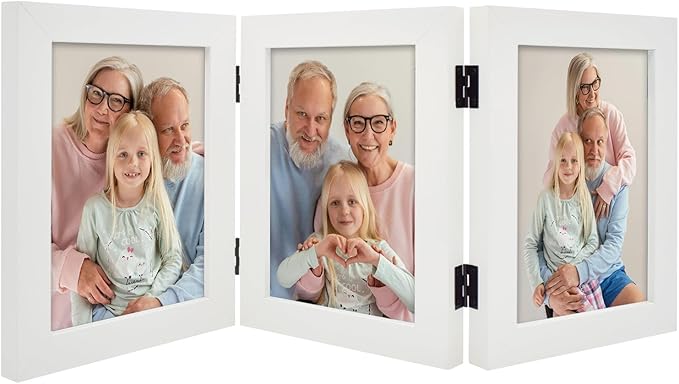 Trifold 5x7 Triple Picture Frames