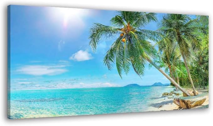 Canvas Wall Art Tropical Palm Tree