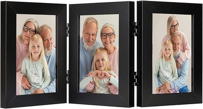 Trifold 4x6 Triple Picture Frames
