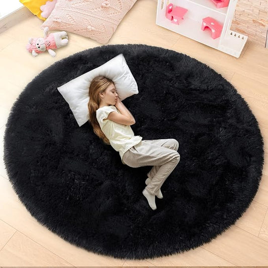 Round Fluffy & Soft Rug