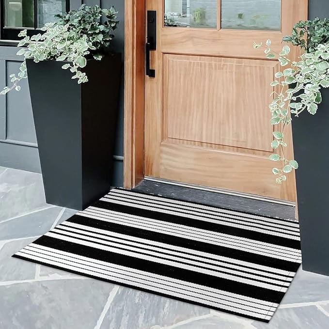 Striped Outdoor Mat