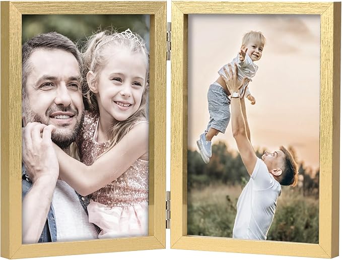 Hinged 4x6 Double Picture Frames