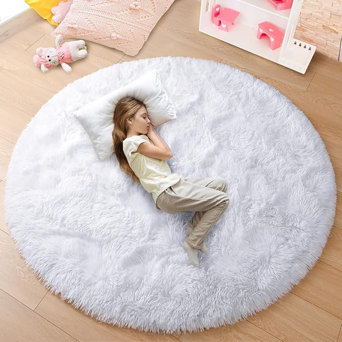 Round Fluffy & Soft Rug
