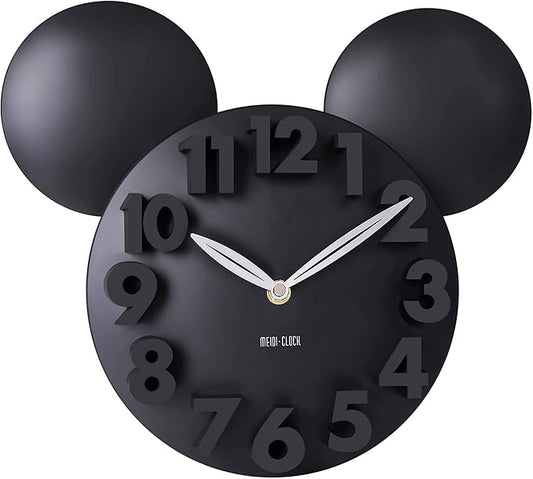Mickey Mouse Big Digit 3D Wall Clock