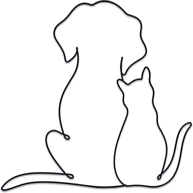 Metal Dog Wall Decor