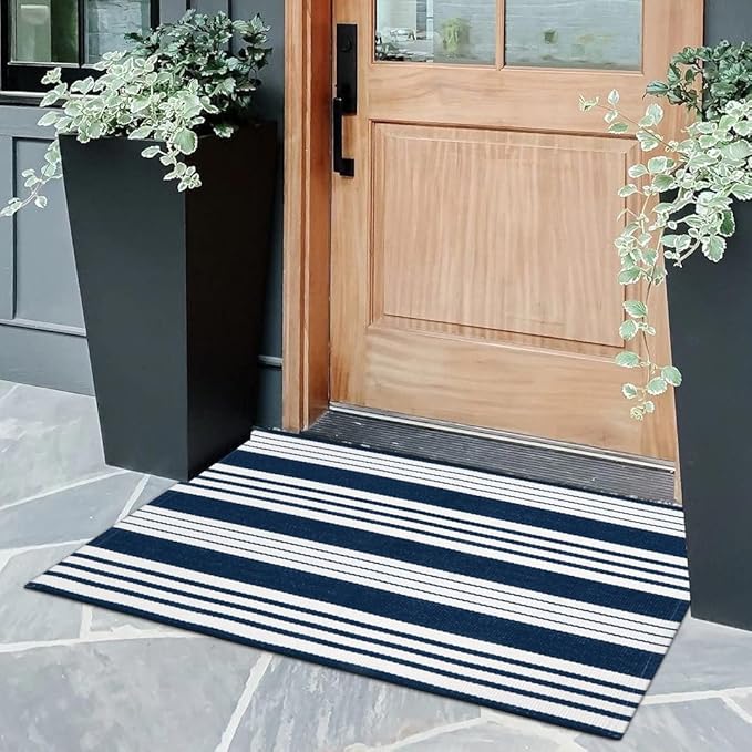 Striped Outdoor Mat