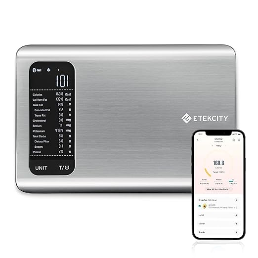Smart Food Kitchen Scale with Nutritional Calculator