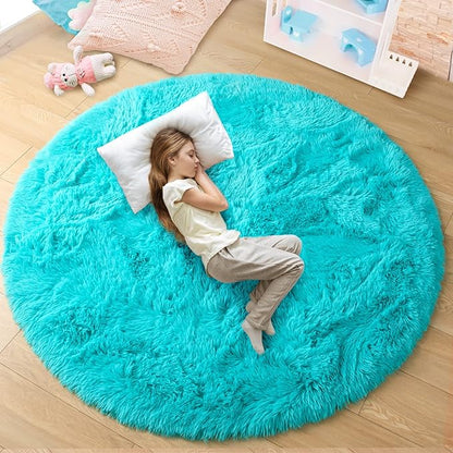 Round Fluffy & Soft Rug