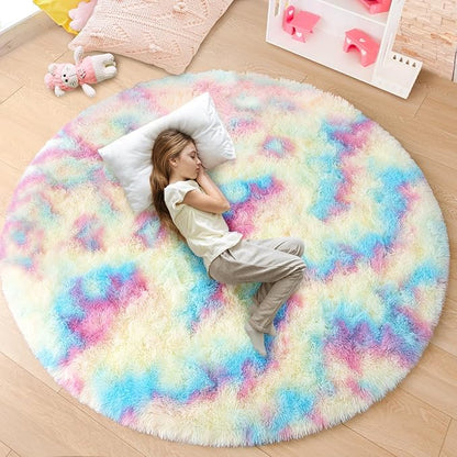 Round Fluffy & Soft Rug