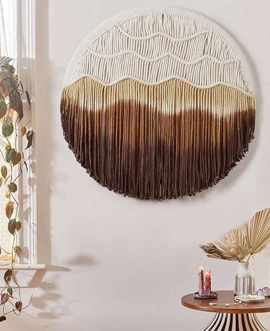 Macrame Wall Hanging Round Hoop Circle