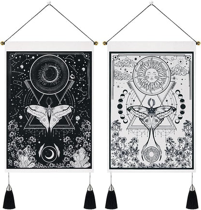 Pack of 2 Sun and Moon Tapestries