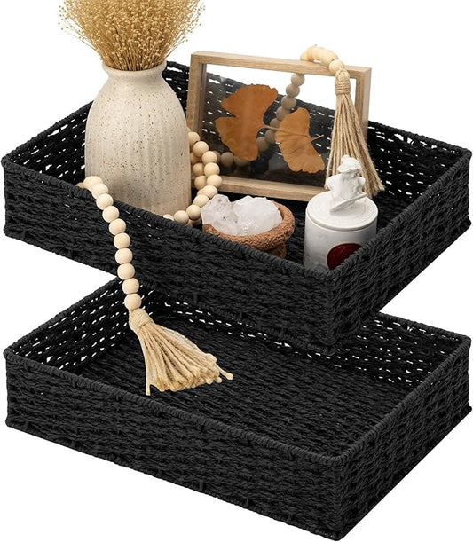 2 Pack Bathroom Vanity Tray