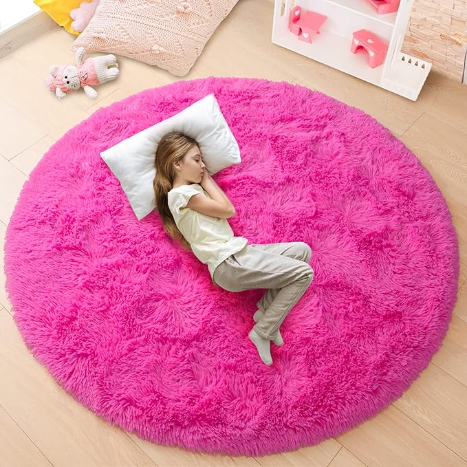 Round Fluffy & Soft Rug