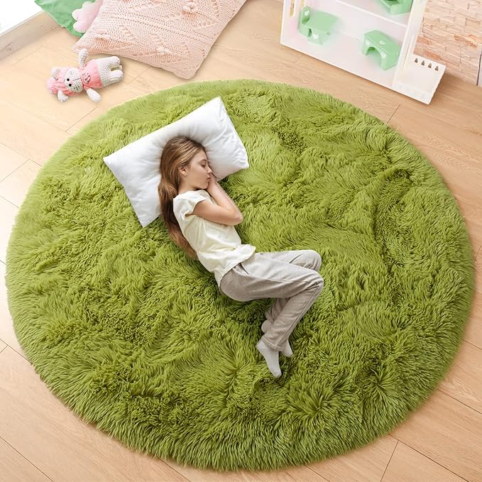 Round Fluffy & Soft Rug