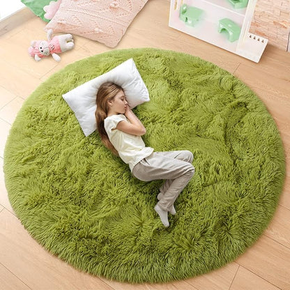 Round Fluffy & Soft Rug