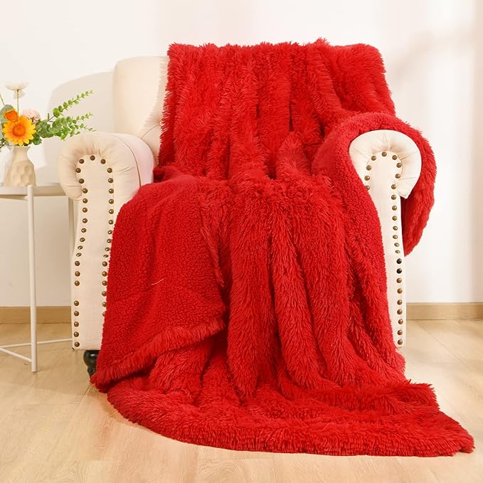 Cozy Warm Lightweight Fluffy Faux Fur Blankets