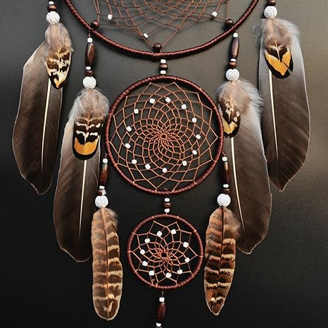 Dream Catcher Wall Decor with Turquoise Hanging Ornament
