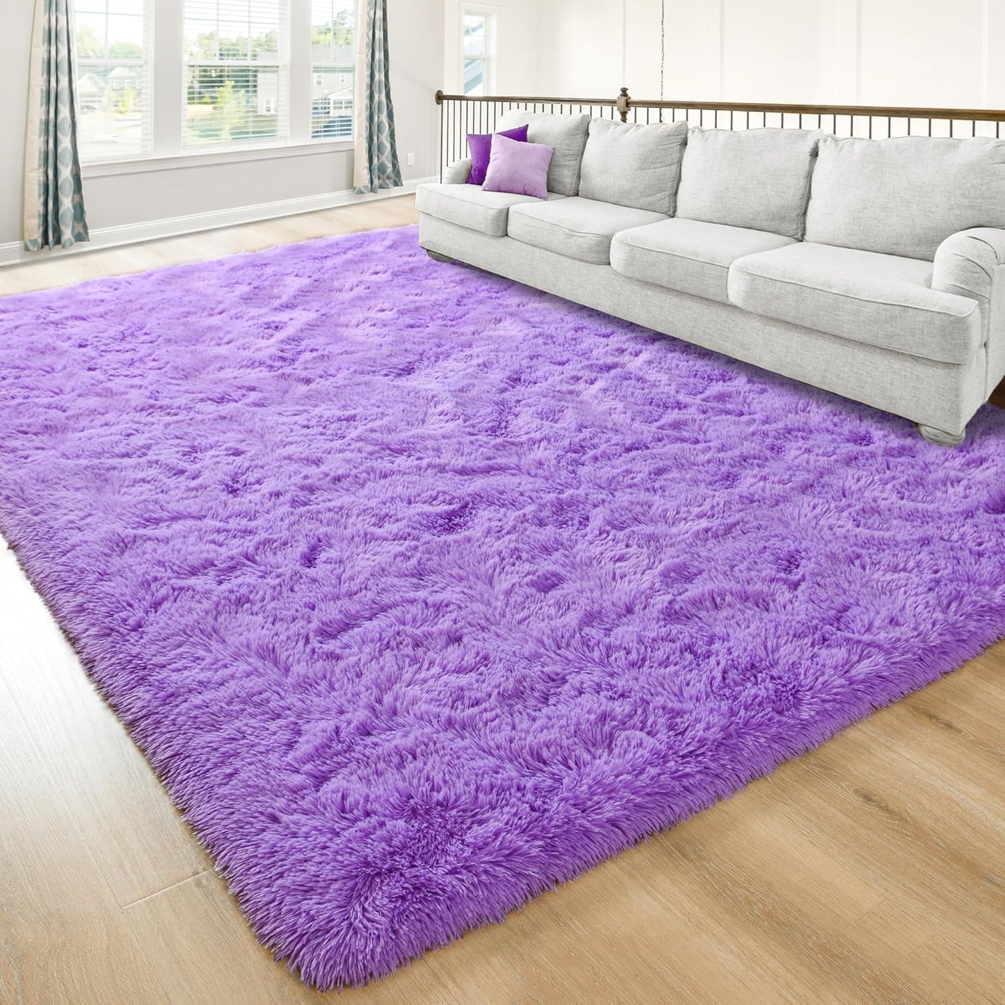 Washable, Non-Slip Area Rug, Ultra Soft Area Rugs 3X5 Feet Fluffy Carpets for Bedroom Kids Girls Boys Baby Living Room Shaggy Floor Nursery Rug Home Bedroom Mats, Navy Blue