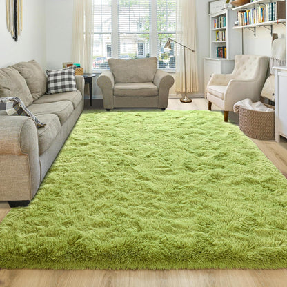 Washable, Non-Slip Area Rug, Ultra Soft Area Rugs 3X5 Feet Fluffy Carpets for Bedroom Kids Girls Boys Baby Living Room Shaggy Floor Nursery Rug Home Bedroom Mats, Navy Blue