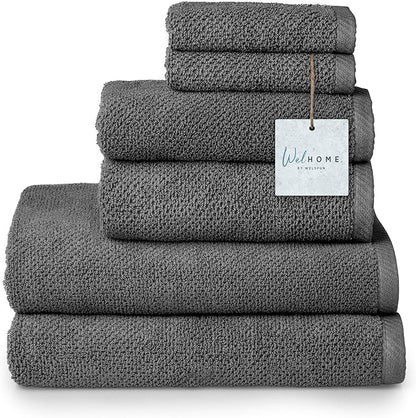 6 Piece Bathroom Towel Set