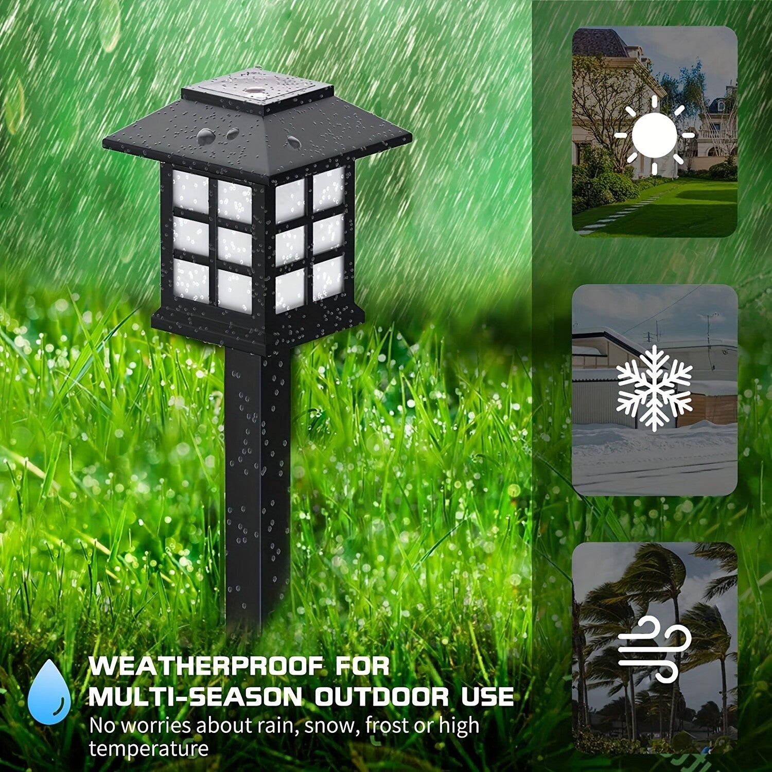 Solar Garden LED Lights Outdoor Waterproof Landscape